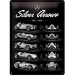 Mercedes silver arrows reclamebord
