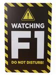 Watching F1 reclamebord