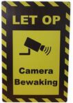 Camera Bewaking let op reclamebord