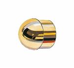Buisdop rond messing massief 40 mm