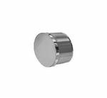 Buisdop plat RVS 40 mm