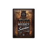 Whiskey sunshine reclamebord relief