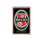Beck's sleutel reclamebord relief