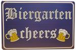 Biergarten Cheers reclamebord