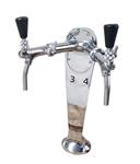 Occasion - Chrome tapzuil 2 kraans