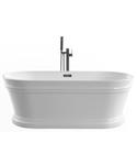 Vrijstaand Ligbad Creavit Antik 160x79 cm Acryl met Waste Wit