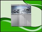 Aquael Glossy 150 grijs aquarium set inclusief glossy meubel