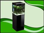 Aquael Glossy 50 zwart aquarium set inclusief Glossy meubel