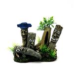Totempalen 13cm / Aquariumdecoratie As-232