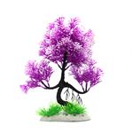 Bonsaiboom lila 28 cm / Aquariumdecoratie As-258
