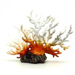 Kunstkoraal bruin/wit 15cm / Aquariumdecoratie As-143