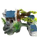 Tempel blauw dak / Aquarium decoratie As-154