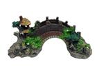 Brug met hut 10.5 cm / Aquarium decoratie  As-174