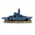 Wrak van oorlogschip 11cm / Aquariumdecoratie  As-192