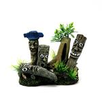 Totempalen 13cm / Aquariumdecoratie As-232