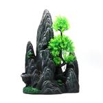 Rotsformatie met bonsai 40cm / Aquariumdecoratie As-243
