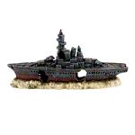 Gezonken marine boot / Aquarium decoratie As-903
