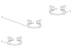 Thetford Pan Support (1x Large, 2x Medium)