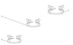 Thetford Pan Support (1x Large, 2x Medium)