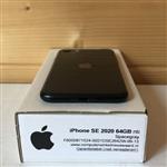 Nieuwstaat Apple iPhone SE (model 2020) 64GB zwart + 12 maanden garantie