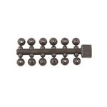 MAD tapered beads | bruin | 24st