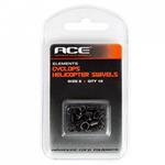 ACE elements cyclops helicopter swivels | maat 8  | 10 st | wartels