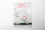 Mitchell service catalogus 1992 / service apres Vente / After Sales Service