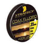 Strategy |  Coax Fluoro Hooklink | 20m 15 LB  | Clear