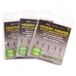 Korum hook hairs with quickstop barbless | maat 12 |  5 st