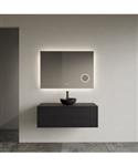 Onderkast Gliss Design Joa Black Veneer 80 CM Incl. Topplaat