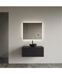 Onderkast Gliss Design Joa Black Veneer 70 CM Incl. Topplaat