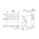 Truma Kachel S5004 voor 1 Ventilator zonder Mantel