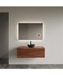 Onderkast Gliss Design Joa Walnut 90 CM Incl. Topplaat