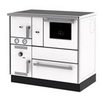 Alfa Term 27 (27 kW) CV houtkachel fornuis Wit Aansluiting Rechts