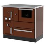 Alfa Term 27 (27 kW) CV houtkachel fornuis Bruin Aansluiting Links