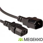 ACT Netsnoer LSZH C13 - C14 zwart 5 m