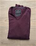 Nieuwe V-Hals Trui in Prachtig Aubergine XXL