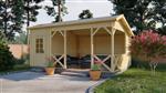 Tuinhuis Selma met overkapping: 578 x 350 x 279(h)