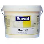 Ruwol Muurverf voor binnen Mat WIT 5 liter