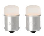 BA15S - 1156 - autolamp set - geel | R5W - R10W - 5007 - 2x 9-SMD LED | 3 Watt - 12V DC
