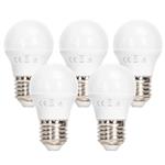 Kogellamp 5 stuks warmwit - grote fitting | E27 LED lamp 6W~510Lm=42W traditionele verlichting | 300