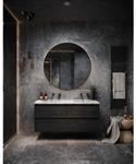 Badkamermeubelset Forzalaqua Nova Carrara Reno 2.0 Black Oiled 100 cm Met 1 Kraangat