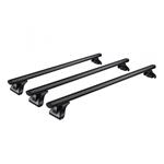 Zwart Aluminium Dakdragers Fiat Doblo 2022-2024