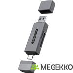 Sitecom USB-A + USB-C Stick Card Reader High Speed