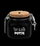Zwarte Spaarpot Lief En Leed 12,5cm