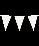 Glitter flags 20 x 30cm - White
