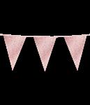 Glitter flags 20 x 30cm - Rose gold