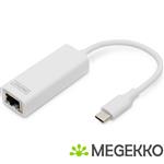 Digitus USB-C til RJ45 adapter, alu., Chipset RTL8153