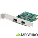 StarTech.com PEX1394A2V2 interfacekaart/-adapter IEEE 1394/Firewire Intern