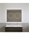 Spiegel Gliss Design Lyra 140x100 cm Incl. Spiegelverwarming Direct en Indirect LED-verlichting